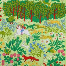 Almedahls Tyg Jakten Fabrics Green