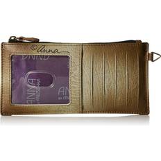 Anna by Anuschka Anuschka Hand Painted Genuine Leather Organizer Wallet - Floral Paradise Tan