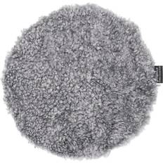Ull Stolsdynor Skinnwille Curly Stolsdyna Silver, Grå