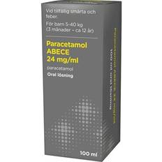 Paracetamol Paracetamol ABECE 24mg/ml 100ml Lösning