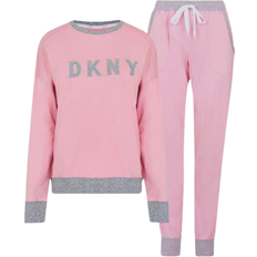 Viskos Tracksuits Barnkläder DKNY Signature Logo Joggers Pyjama Set