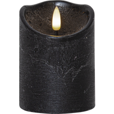 Gold Candles & Accessories Star Trading Pillar Flamme Rustic LED Candle 10cm
