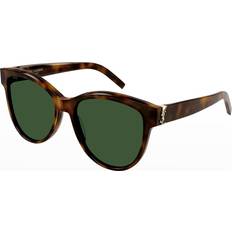 Saint Laurent Solbriller Saint Laurent YSL Logo Acetate Cat-Eye HAVANA