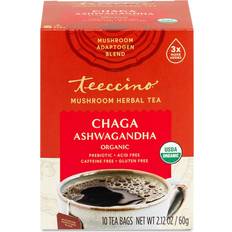 Ashwagandha te Teeccino Mushroom Herbal Tea Chaga Ashwagandha Butterscotch Cream