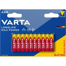 Varta Longlife Max Power AAA 10 stk