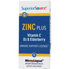 Vitamins & Supplements Superior Source Zinc Plus Lozenges, Vitamin C