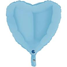 Grabo Folieballon Hjerte Pastelblå 91 cm