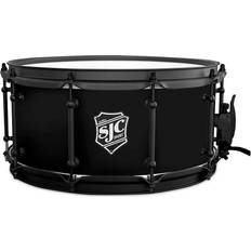 Musikinstrument Sjc Drums Alpha Steel Black Snare 14 X 6.5 In