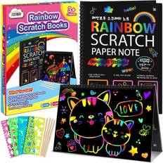 Non-Toxic Creativity Books ZMLM Rainbow Scratch Book