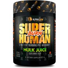 Taurine Pre-Workouts Alpha Lion Superhuman Burn Sour Gummy Bear 310g