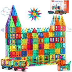 Magnetic tiles Gemmicc Magnetic Tiles Building Blocks 100pcs