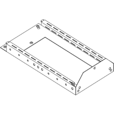 CUBIC Skåpsskena 6 moduler, längd=1148mm, 1 moduldjup, för sockel