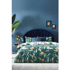 Textiles Furn Tiger Lily Tranquil Floral Duvet Cover Green