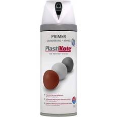 Plasti-Kote Twist & Spray Primer 400ml Metalmaling Hvid 0.4L
