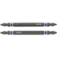 Irwin 1923407 Impact Double Ended Screwdriver Bits PZ1 100mm Pack 2