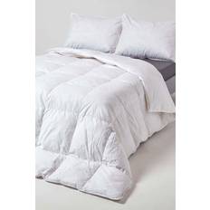 Homescapes Goose Feather Down Tog Autumn Duvet Cover White