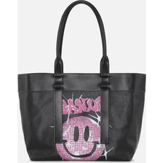 Ganni phantom Ganni Canvas Medium Tote Bag Phantom