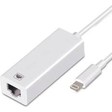 Lightning til rj45 24.se Lightning - RJ45 M-F Adapter