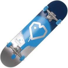 Turkis Komplette skateboards Blueprint Spray Heart V2 Komplet Skateboard (Blå/Sølv/Teal) Blå/Sølv/Teal 7.5"