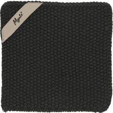 Ib Laursen Strikket Mynte Pot Holders Black