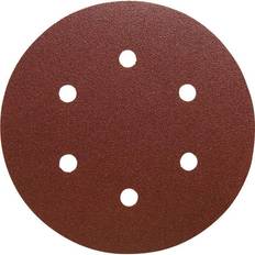 150mm 6 Hole Paper Sanding Discs 240G Klingspor