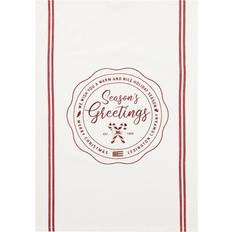 Røde Kjøkkenhåndklær Lexington Seasons Greetings Kjøkkenhåndkle Hvit, Rød (70x50cm)