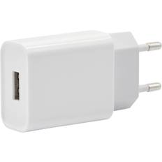Ipad oplader SiGN 1xUSB-A, 2.4A vægoplader Hvid