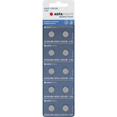 AgfaPhoto LR54/AG10 10-pack knappbatteri Alkaline, 1,5V