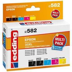 Epson 33xl Edding Compatibile Sostituisce Epson 33XL T3357/T3351/T3361/T3362/T3363/T3364 Magenta Giallo EDD-582