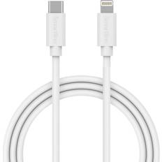 SmartLine Kabler SmartLine 3A/15W USB-C Lightning Kabel 2 2m