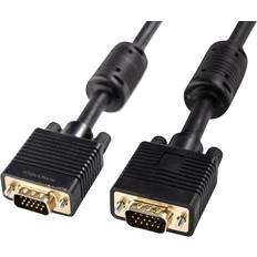 Monoprice Super VGA Cable Ferrite Cores Gold