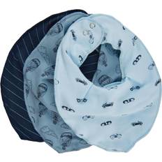 Bandana-hagesmækker 3-pak, Dusty Blue