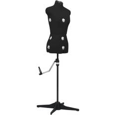 Filati e Forniture per Lavori a Maglia vidaXL Adjustable Dress Form Female Black S Size 33-40