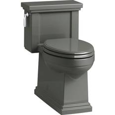 Kohler one piece toilet Kohler Tresham One-piece compact elongated toilet with skirted trapway, 1.28 gpf