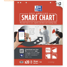 Flipoverpapir Oxford SmartChart Flipoverpapir 600 x 80 cm Set of 20