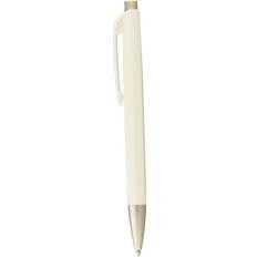 Caran d’Ache Caran Dache Ballpoint Pen, White, with SwissRide Blue Medium Cartridge