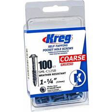 No. 8 X 1-1/4 L Square Blue-Kote Pocket-Hole Screw