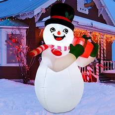 Interior Details GOOSH Inflatables Snowman White Decoration 60"