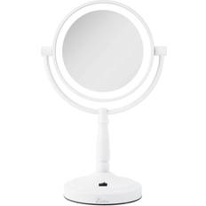 Zadro 1X/10X Led Cordless Vanity Mirror In White White