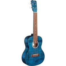 Cordoba Saiteninstrument Cordoba 15CFM Sapphire Blue Flamed Mahogany Concert Ukulele