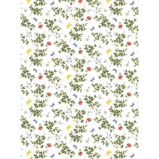 Verde Telas Arvidssons Textil Björkäng Verde-Multi Tela Verde, Blanco, Multicolor