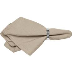 Broste Copenhagen Wille Serviette en Tissu Beige (45x45cm)