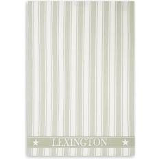 Lexington Grøn Viskestykker Lexington Icons Cotton Twill Waffle Striped Viskestykke Grøn, Hvid (70x50cm)