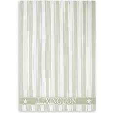 Lexington Torchons de cuisine Lexington Icons Waffle Striped 50x70 cm Sage Green-White Torchon de cuisine Blanc, Vert (70x50cm)