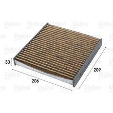 Tratamiento del Aire Valeo 701015 Filtro de habitáculo Filtro carbón activado con polifenol, con efecto fungicida, con efecto antialérgico 209 206 30 CLIMFILTER SUPREME