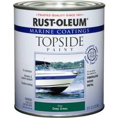 Green Paint Rust-Oleum Marine Coatings Topside Paint Gloss Deep Enamel Green