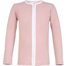 Petit Crabe Etoile Zipper Swim Shirt L/S - Rose Nude (6-NUD)