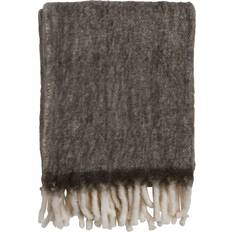 Mogihome Ullpläd Morgan Filt Brun (170x130cm)