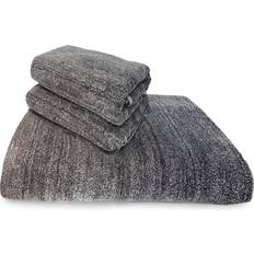 Bamboo Bath Towels BedVoyage Melange Viscose Bamboo Bath Towel Black, Gray