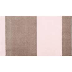 Smudsmåtte 120 Tica Copenhagen Smudsmåtte Stripes Horizontal Sand/light Beige, Pink